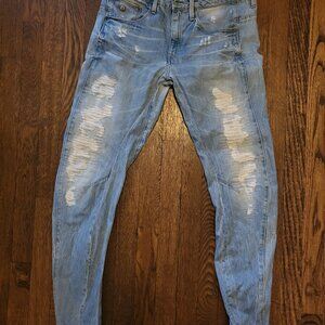 G-Star washed distressed 27x32 women jeans
